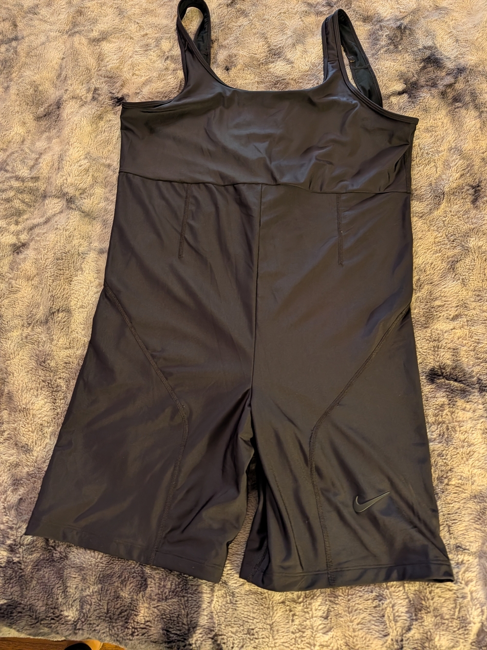 Nike Black Women's One-Piece Active Jumpsuit